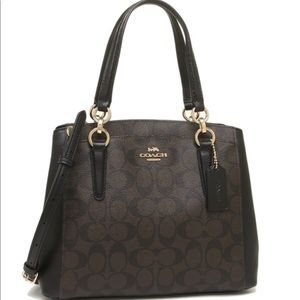 Coach Minetta Crossbody in signature brown/black